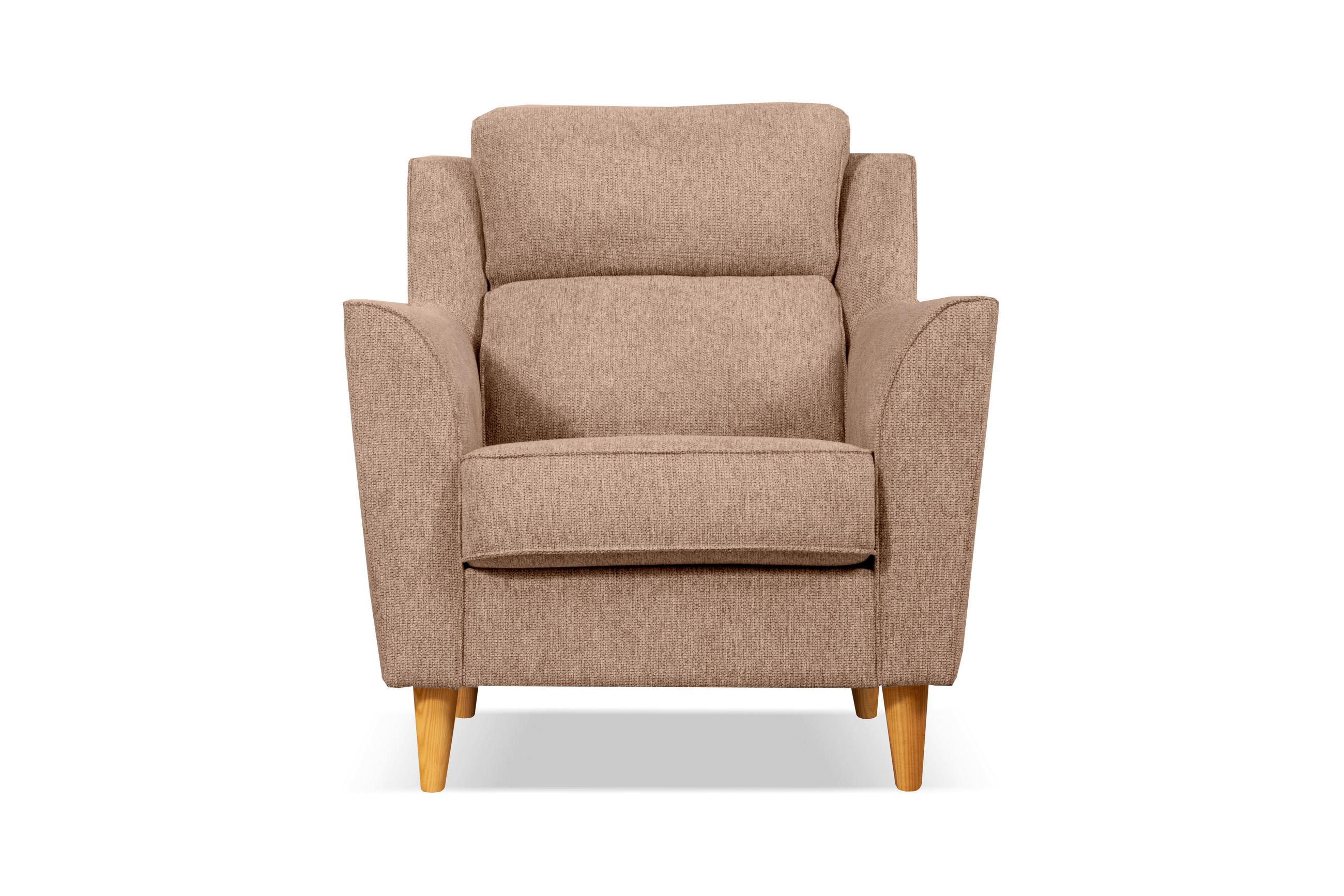 SESSEL in Hellbraun  - Hellbraun, Design, Textil (89/96/88cm) - Livetastic