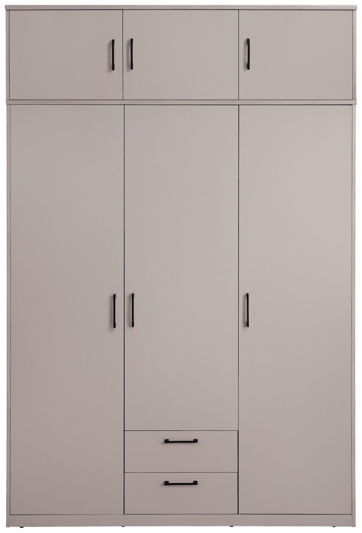 SZEKRÉNYRÁTÉT  - kasmírszínű/fekete, Basics, faalapú anyag/fém (157/43/54cm) - Xora