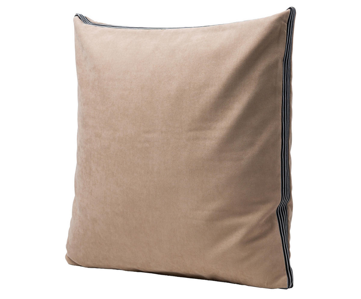 KISSENHÜLLE 50/50 cm  - Schlammfarben, Basics, Textil (50/50cm) - Novel