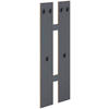 WANDGARDEROBE 57/140/20 cm  - Honigeiche/Anthrazit, Design, Holzwerkstoff (57/140/20cm) - MID.YOU