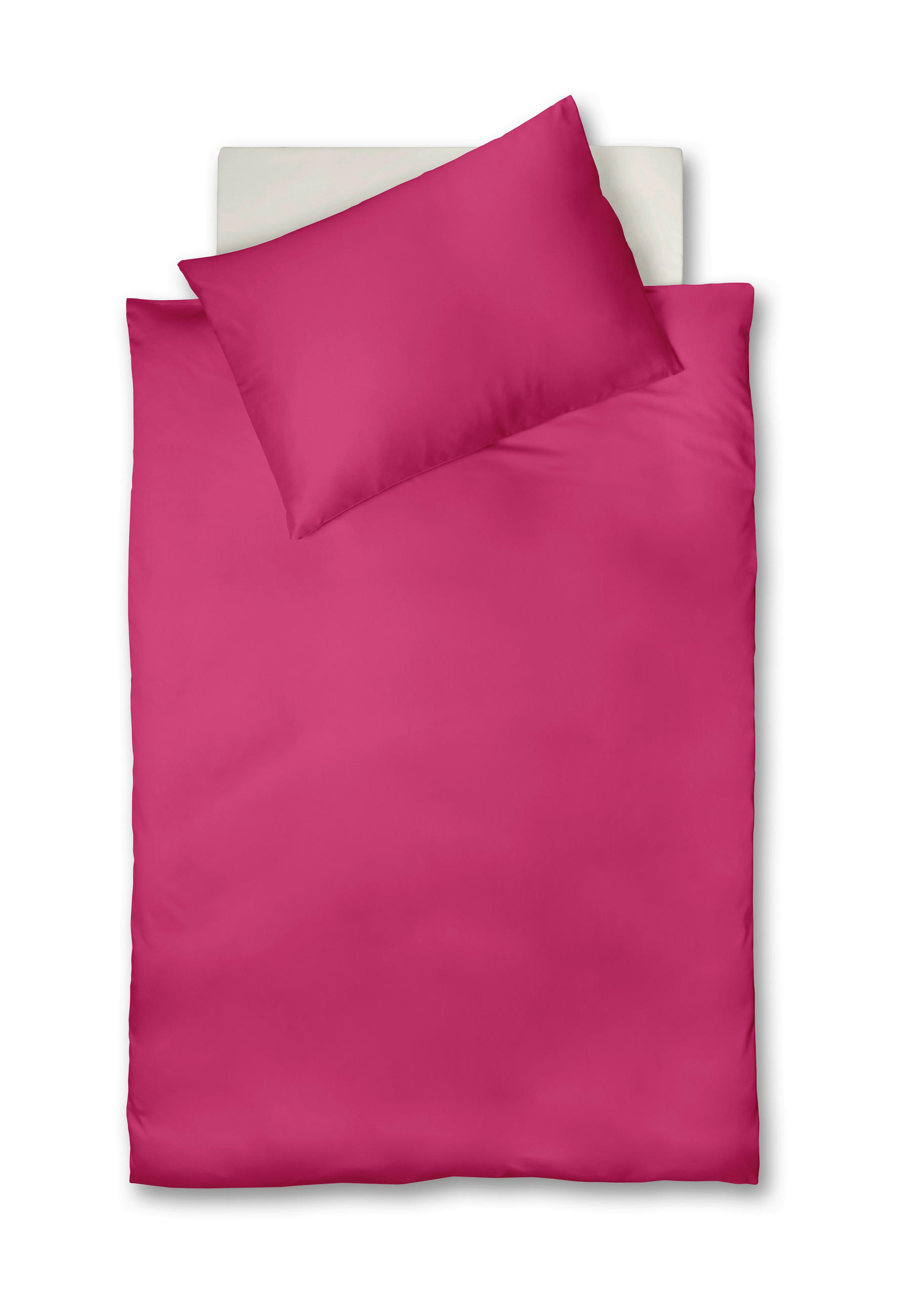 BETTWÄSCHE 2-teilig 140/220 cm  - Pink, Basics, Textil (140/220cm) - Fleuresse