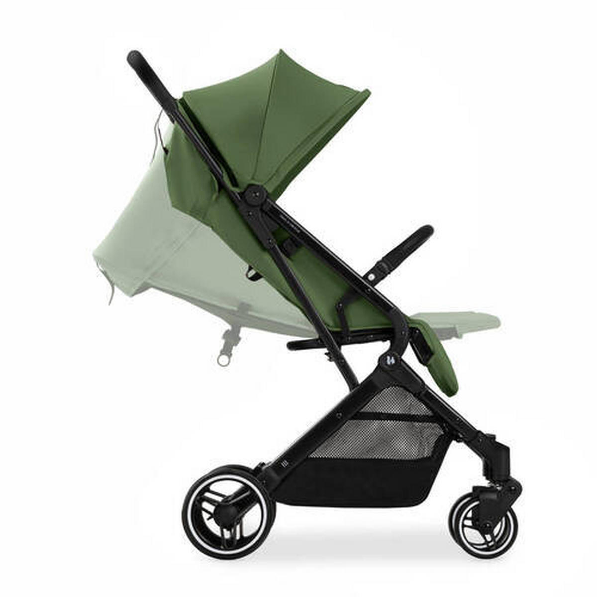 BUGGY TRAVEL N CARE PLUS  - Schwarz/Grün, Basics, Textil/Metall (81/51,5/105cm) - Hauck