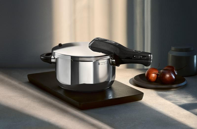 SCHNELLKOCHTOPF  Perfect 3,0 l 22 cm  - Edelstahlfarben, Basics, Metall (22cm) - WMF