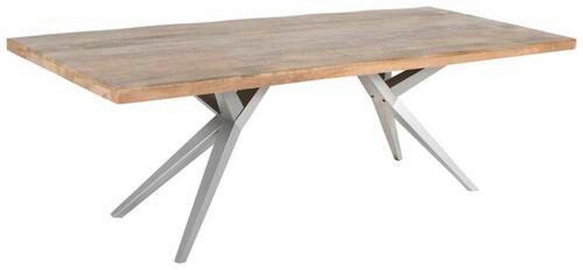 TISCHGESTELL in Metall 59,5/69,5/72 cm   - Silberfarben, MODERN, Metall (59,5/69,5/72cm) - Boxxx