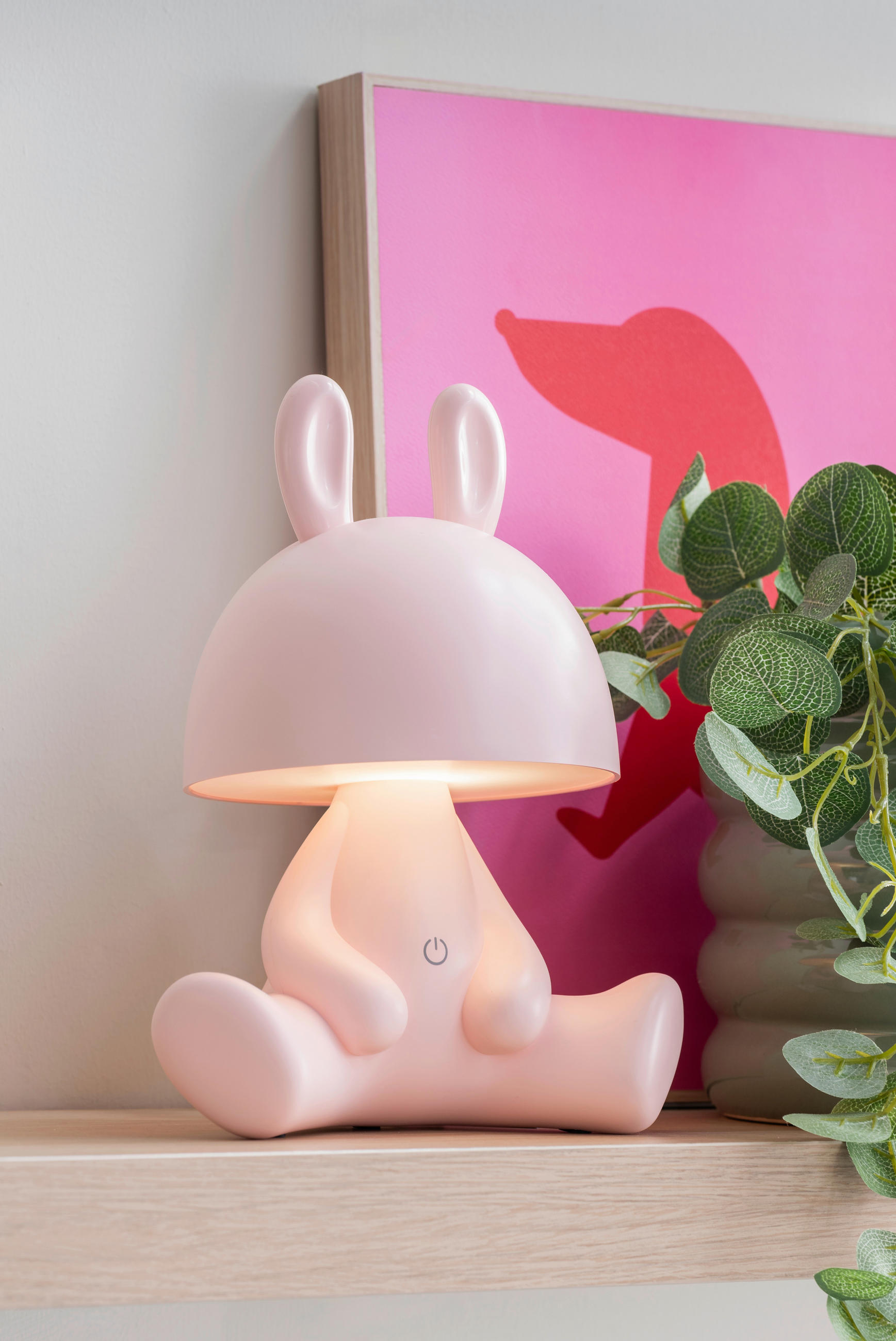 KINDERTISCHLEUCHTE Bunny  - Pink, KONVENTIONELL, Kunststoff (22/27/17cm) - Leitmotiv