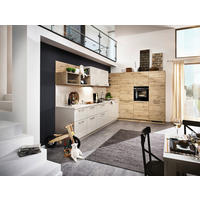 EINBAUKÜCHE ARTWOOD  - Eichefarben/Sahara, Design, Holzwerkstoff - Nolte Küchen