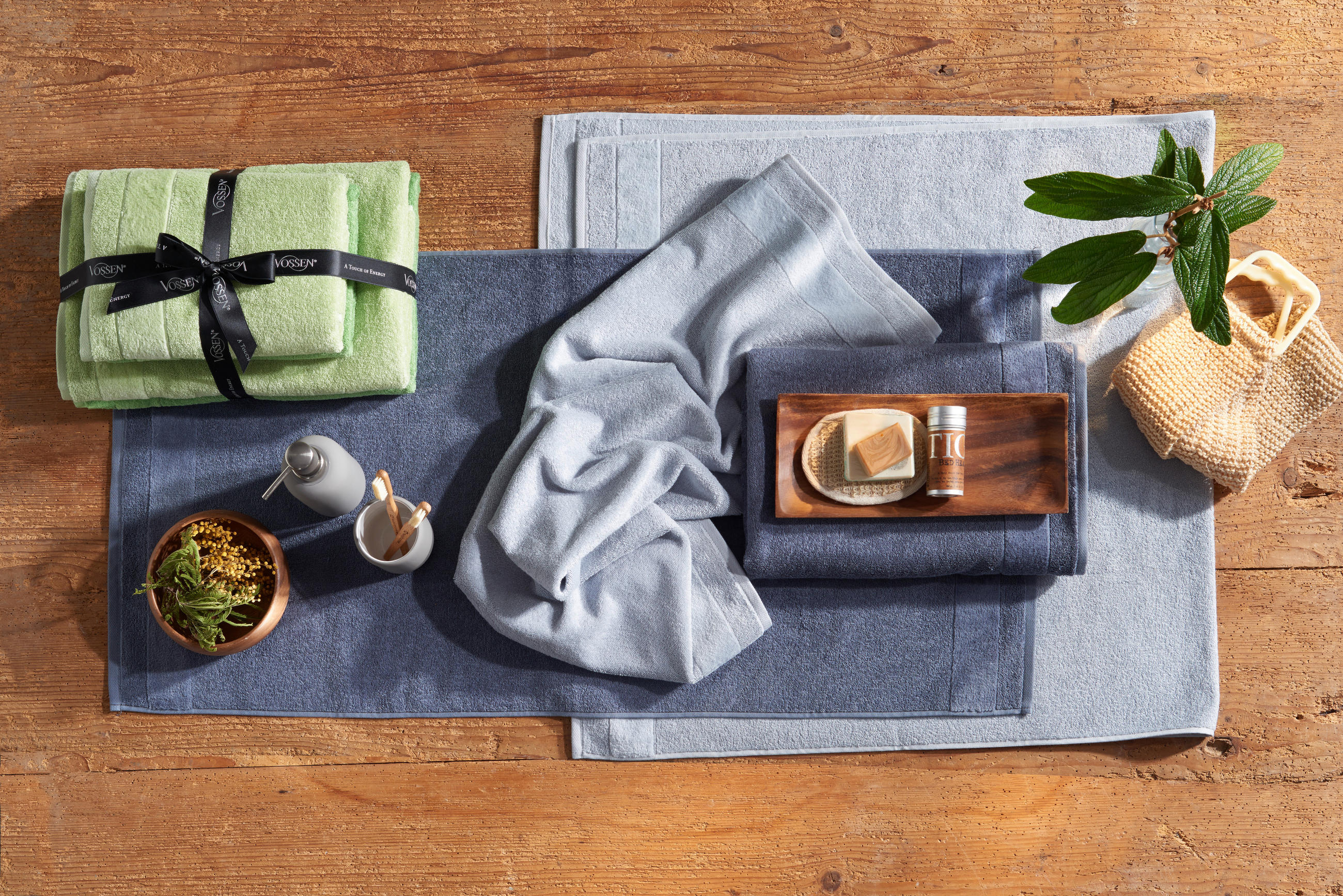 FROTTIERSET Silence 4-teilig - Dunkelgrau/Silberfarben, Design, Textil - Vossen