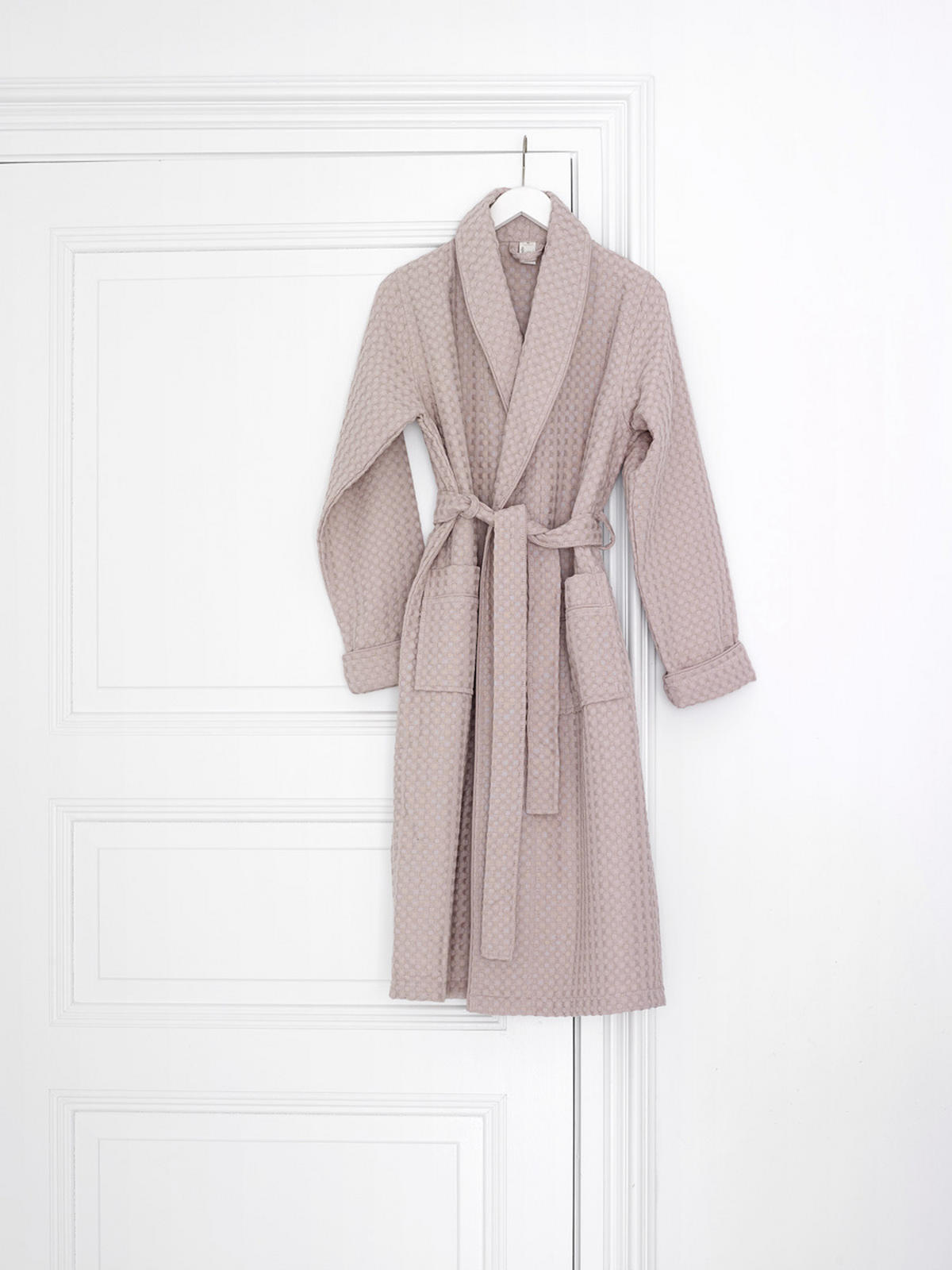 BADEMANTEL XL Unisex  - Pink, Basics, Naturmaterialien/Textil (XLnull) - Aquanova