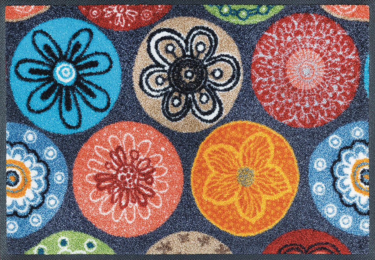 FUßMATTE 40/60 cm  - Multicolor, Basics, Kunststoff/Textil (40/60cm) - wash+dry