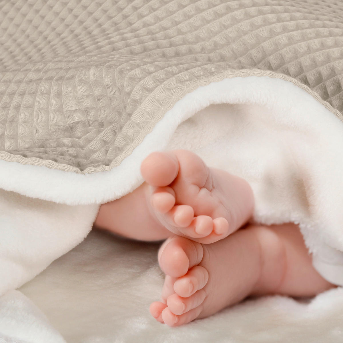 SCHMUSEDECKE  100/75 cm  - Sandfarben, Basics, Textil (100/75cm) - Babybay