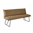 SITZBANK 180/90/70 cm  in Braun, Orange  - Schwarz/Braun, Design, Textil/Metall (180/90/70cm) - Dieter Knoll