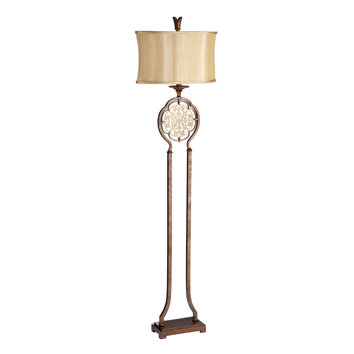 STEHLEUCHTE  46/160/25 cm   - Bronzefarben, KONVENTIONELL, Metall (46/160/25cm) - Elstead Lighting