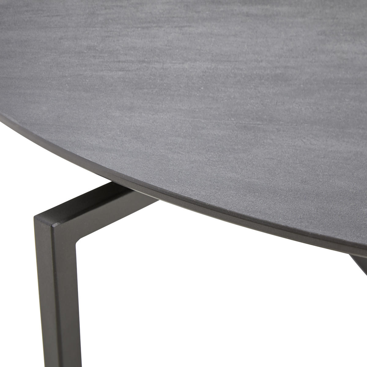 COUCHTISCH in Metall, Keramik 83/83/35 cm  - Anthrazit, Design, Keramik/Metall (83/83/35cm) - Venjakob