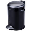ABFALLSAMMLER Paris 3 L  - Schwarz, Basics, Kunststoff/Metall (26cm) - Fackelmann