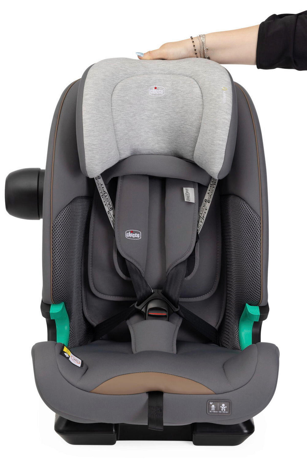 KINDERAUTOSITZ Seat & Go I-Size  - Dunkelgrau/Hellgrau, Basics, Textil (44/62/44cm) - Chicco