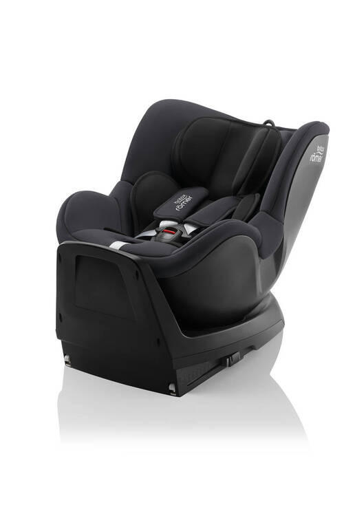 REBOARDER-KINDERSITZ Dualfix Plus  - Dunkelgrau, Basics, Kunststoff/Textil (44/55cm) - Britax Römer