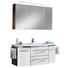 BADEZIMMER Teakfarben, Weiß - Weiß/Teakfarben, Design, Stein (122cm) - Welnova BADEZIMMER Teakfarben, Weiß - Weiß/Teakfarben, Design, Stein (122cm) - Welnova