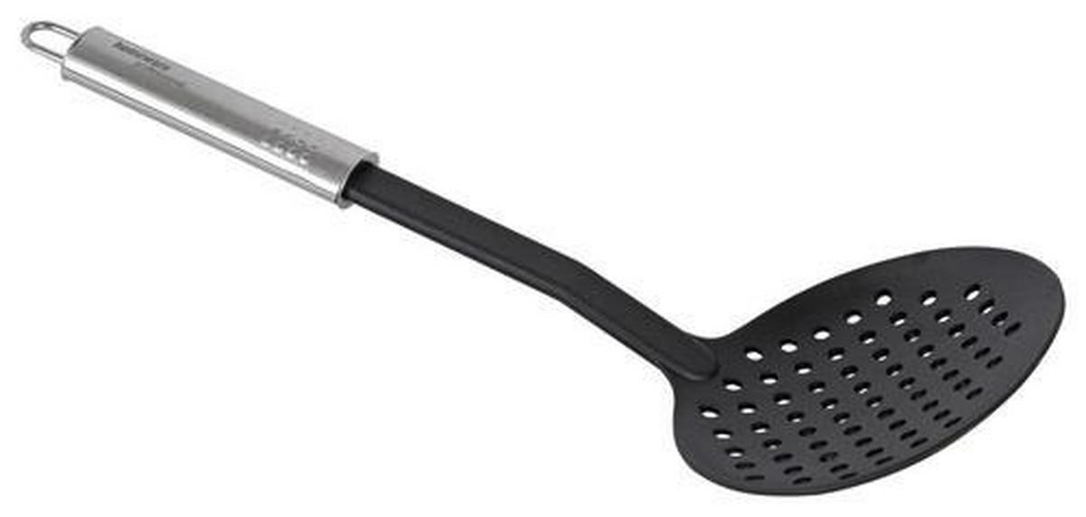 ŽLICA ZA CIJEĐENJE  - srebrne boje/crna, Basics, metal/plastika (33cm) - Homeware Profession.