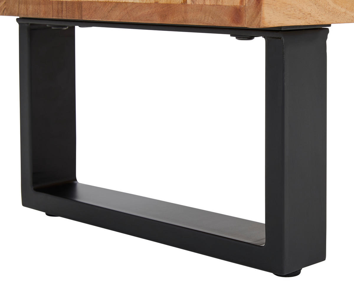 KOMODA   145/76/40 cm   crna, boje bagrema  - boje bagrema/crna, Moderno, metal/drvo (145/76/40cm) - Livetastic