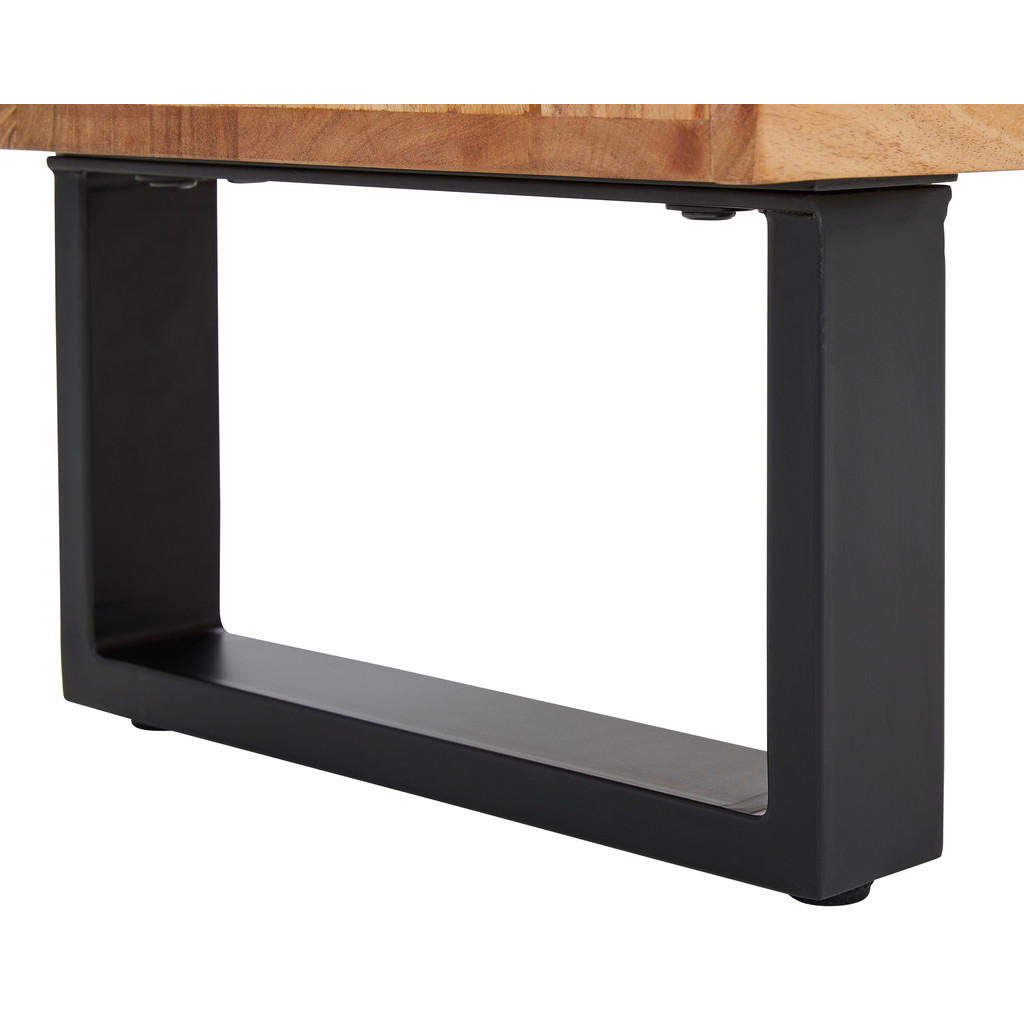 Thumbnail - Livetastic Sideboard, Schwarz, Akazie, Metall, Akazie, Holz, 2 Fächer, 3 Schubladen, 145x76x40 cm, Holzmöbel, Kleinmöbel...
