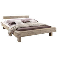 BALKENBETT 140/200 cm  in Akaziefarben  - Akaziefarben, Natur, Holz (140/200cm) - Hasena