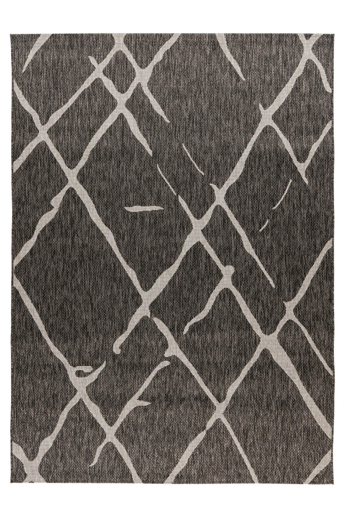 FLACHWEBETEPPICH 120/170 cm My Tallinn  - Grau, Design, Textil (120/170cm)