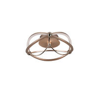 LED-DECKENLEUCHTE 41/14 cm   - Messingfarben, Design, Metall (41/14cm)