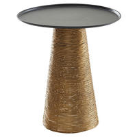 BEISTELLTISCH in Metall 40/40/45 cm  - Goldfarben, Design, Metall (40/40/45cm) - MID.YOU