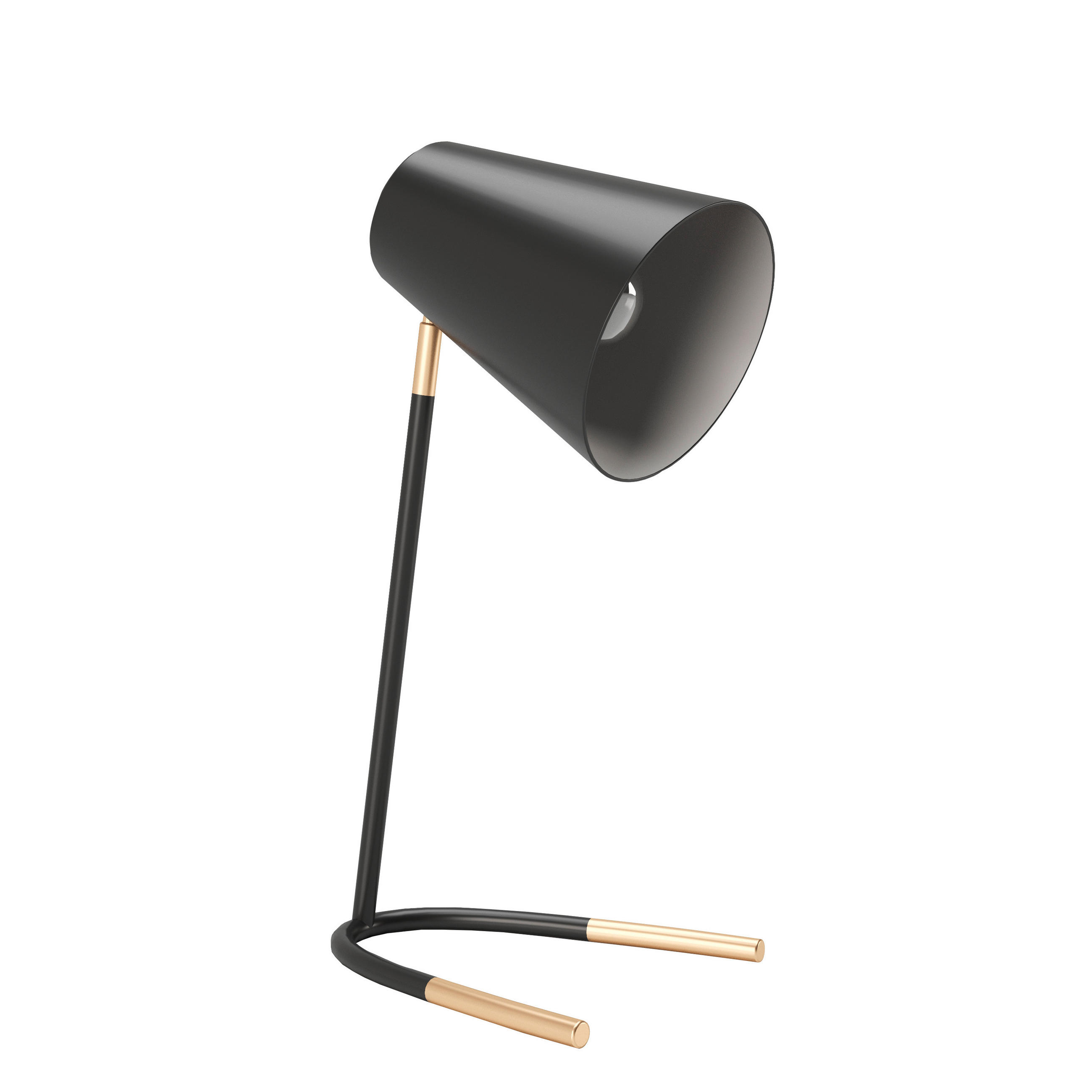 TISCHLEUCHTE PLAYBOY 18/40/20 cm   - Goldfarben/Schwarz, Basics, Metall (18/40/20cm) - Playboy