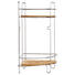 BADEZIMMERREGAL Holz, Metall Bambus - Holz/Metall (19,5/36,5/19,5cm)