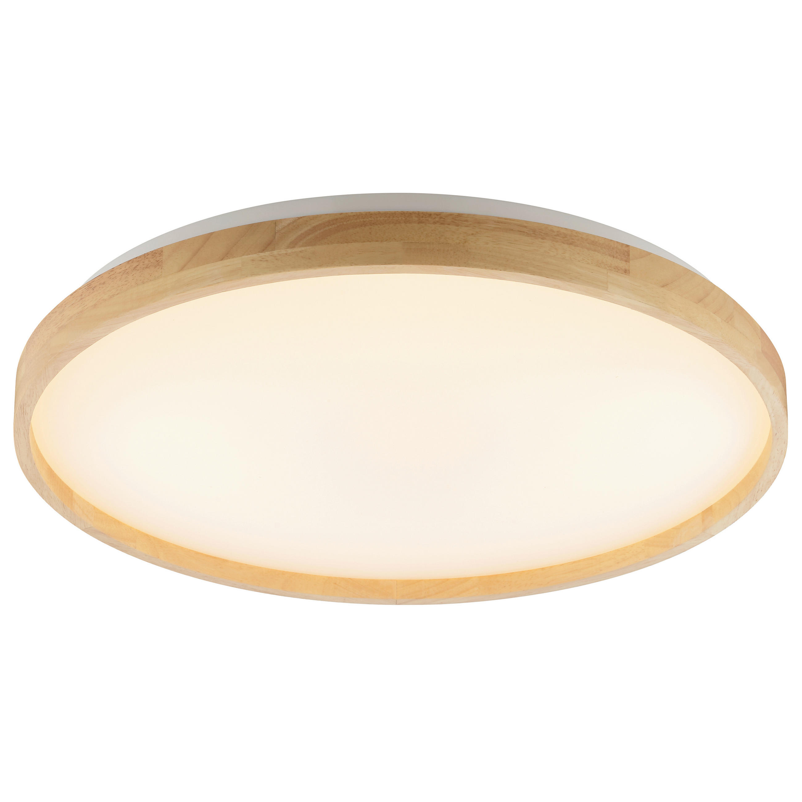 LED PLAFONJERA - boja bukve/crna, Osnovno, drvo/plastika (49,5/7,5cm)