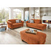 RÉCAMIERE in Flachgewebe Terracotta  - Terracotta/Naturfarben, Konventionell, Holz/Textil (194/84/91cm) - Sit & More