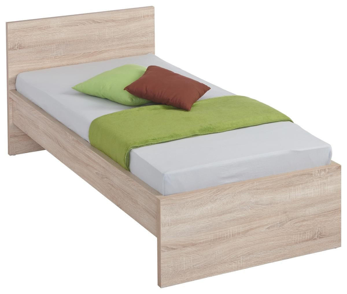 ÁGY 90/200 cm  Sonoma tölgy  - Sonoma tölgy, Konventionell, faalapú anyag (90/200cm) - Carryhome