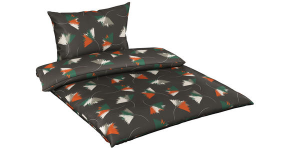 BETTWÄSCHE Satin 140/200 cm  - Graubraun, KONVENTIONELL, Textil (140/200cm) - Esposa