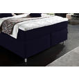 BOXSPRINGBETT 140/200 cm  in Schwarz  - Alufarben/Schwarz, KONVENTIONELL, Textil/Metall (140/200cm) - Dieter Knoll