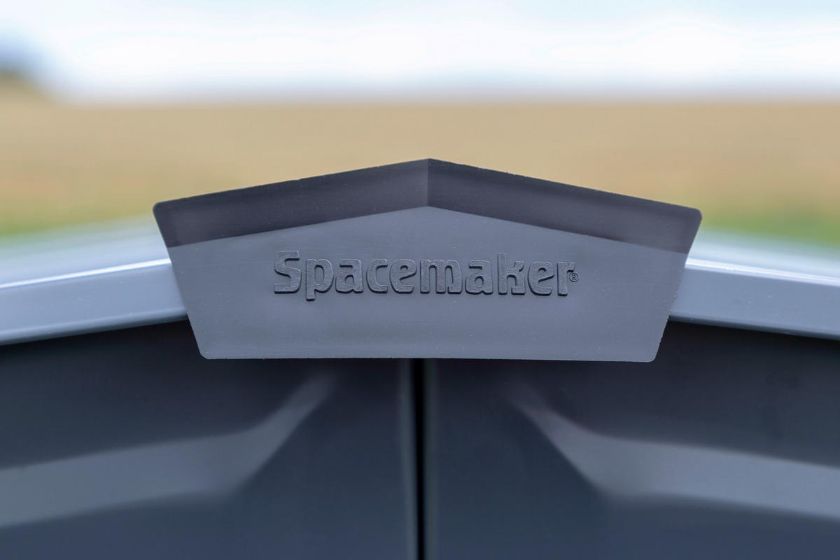 DOMČEK NA NÁRADIE   - sivá, Basics, kov (194/191/151cm)