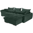 Freisteller von Carryhome ECKSOFA Dunkelgrün Cord.