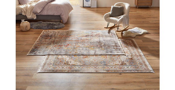 VINTAGE-TEPPICH Samarkand - Multicolor/Grau, LIFESTYLE, Textil (120/153cm) - Esposa