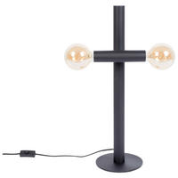 TISCHLEUCHTE Hawk 10,5/60/39 cm   - Schwarz, Basics, Metall (10,5/60/39cm) - Zuiver