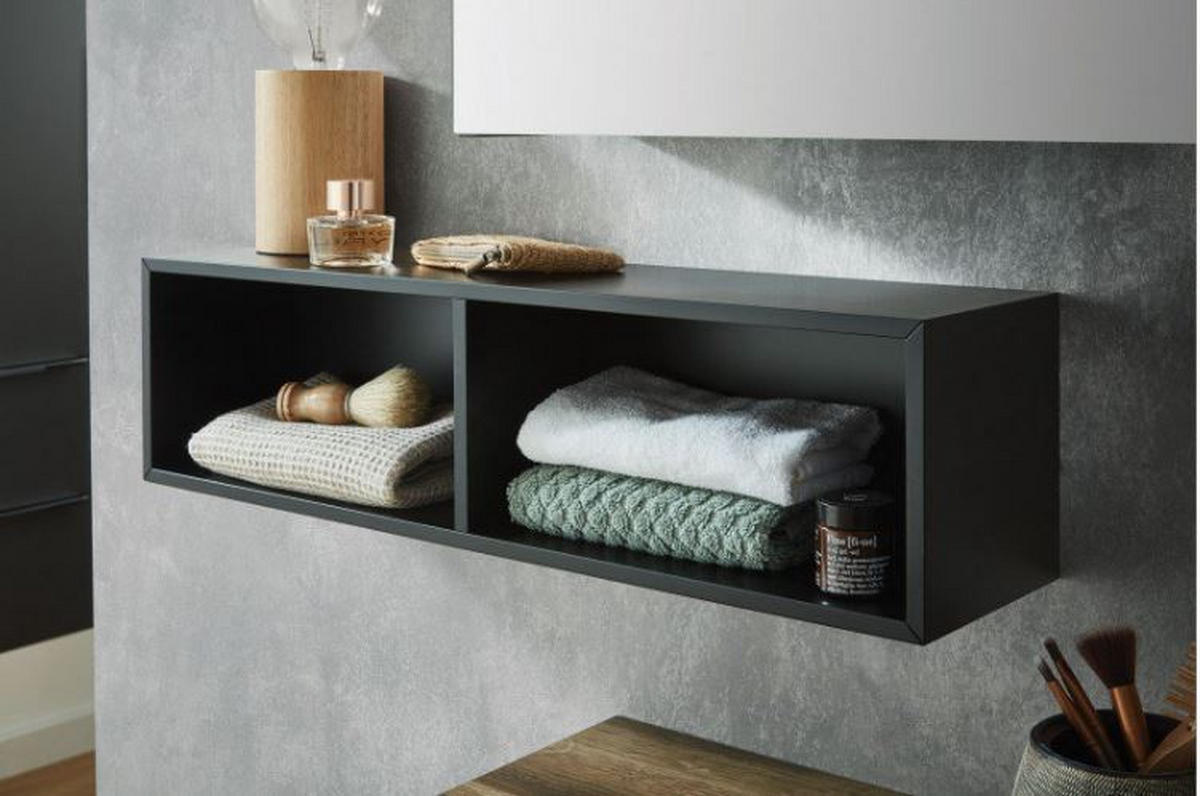 ETAJERĂ PENTRU BAIE 317/1617/167 cm  - Modern, material pe bază de lemn (317/1617/167cm) - Novel