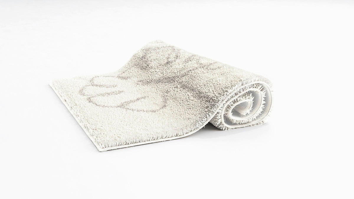 BADEMATTE Naturfarben 60/100 cm  - Naturfarben, Design, Kunststoff/Textil (60/100cm) - Grund