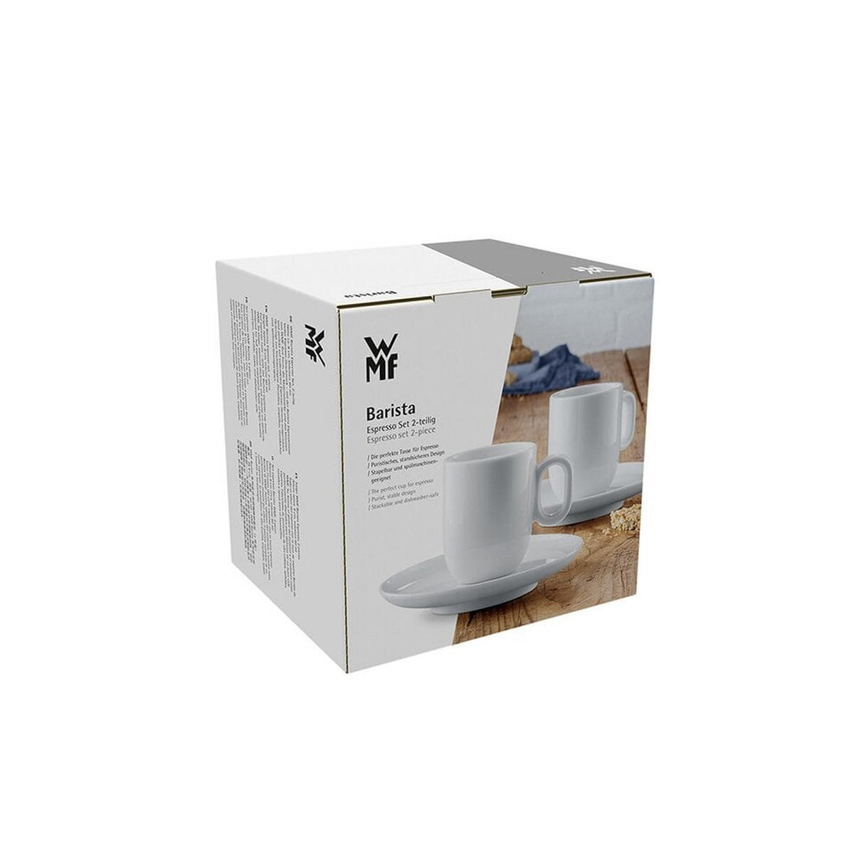 TASSENSET BARISTA 2-teilig  - Weiss, Design, Keramik - WMF