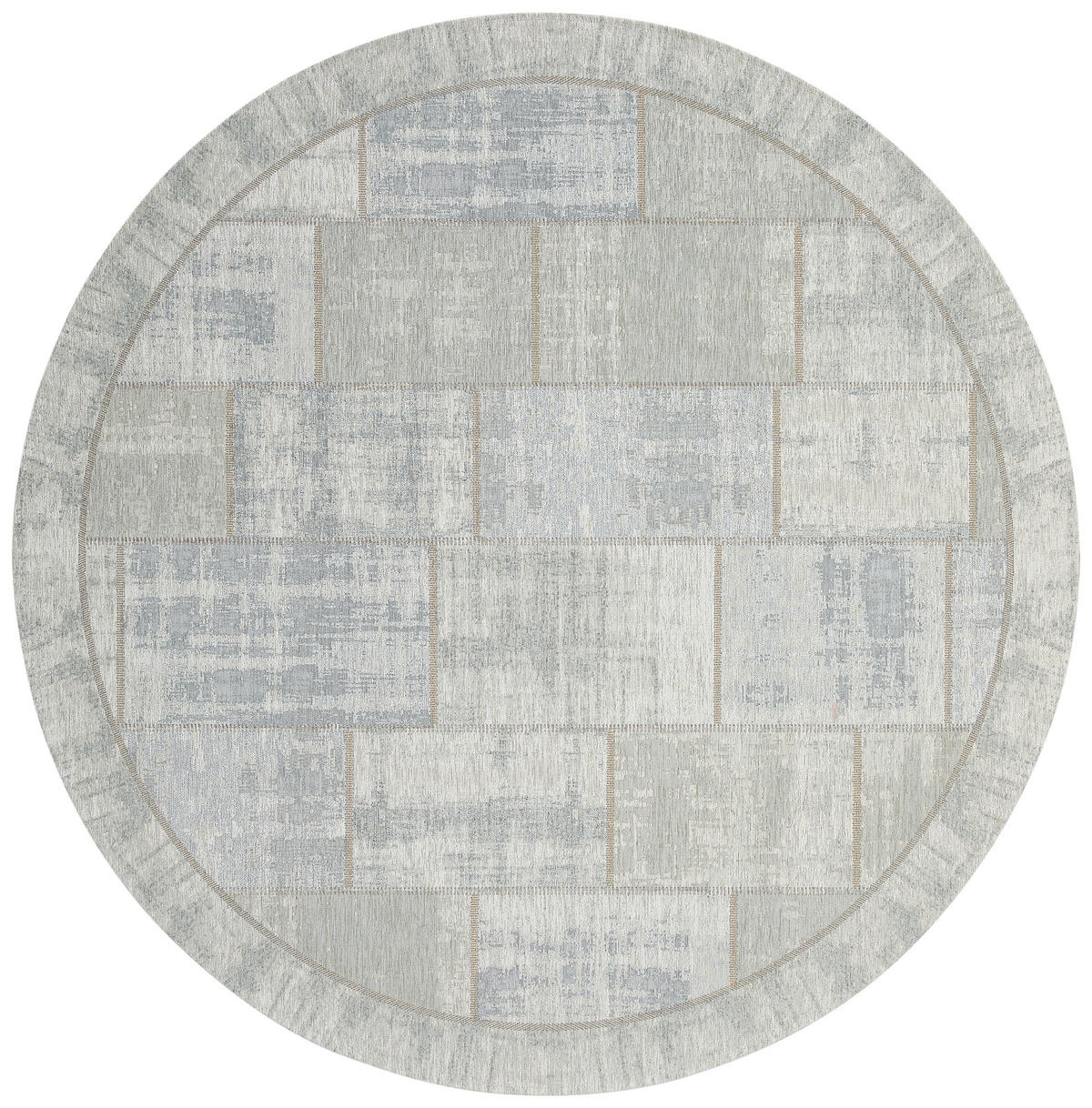 FLACHWEBETEPPICH 200 cm Hellblau  - Hellblau, Basics, Kunststoff/Textil (200cm) - Novel