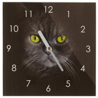 NÁSTĚNNÉ HODINY, 20/20/3,1 cm - Design, sklo (20/20/3,1cm) - Euroart