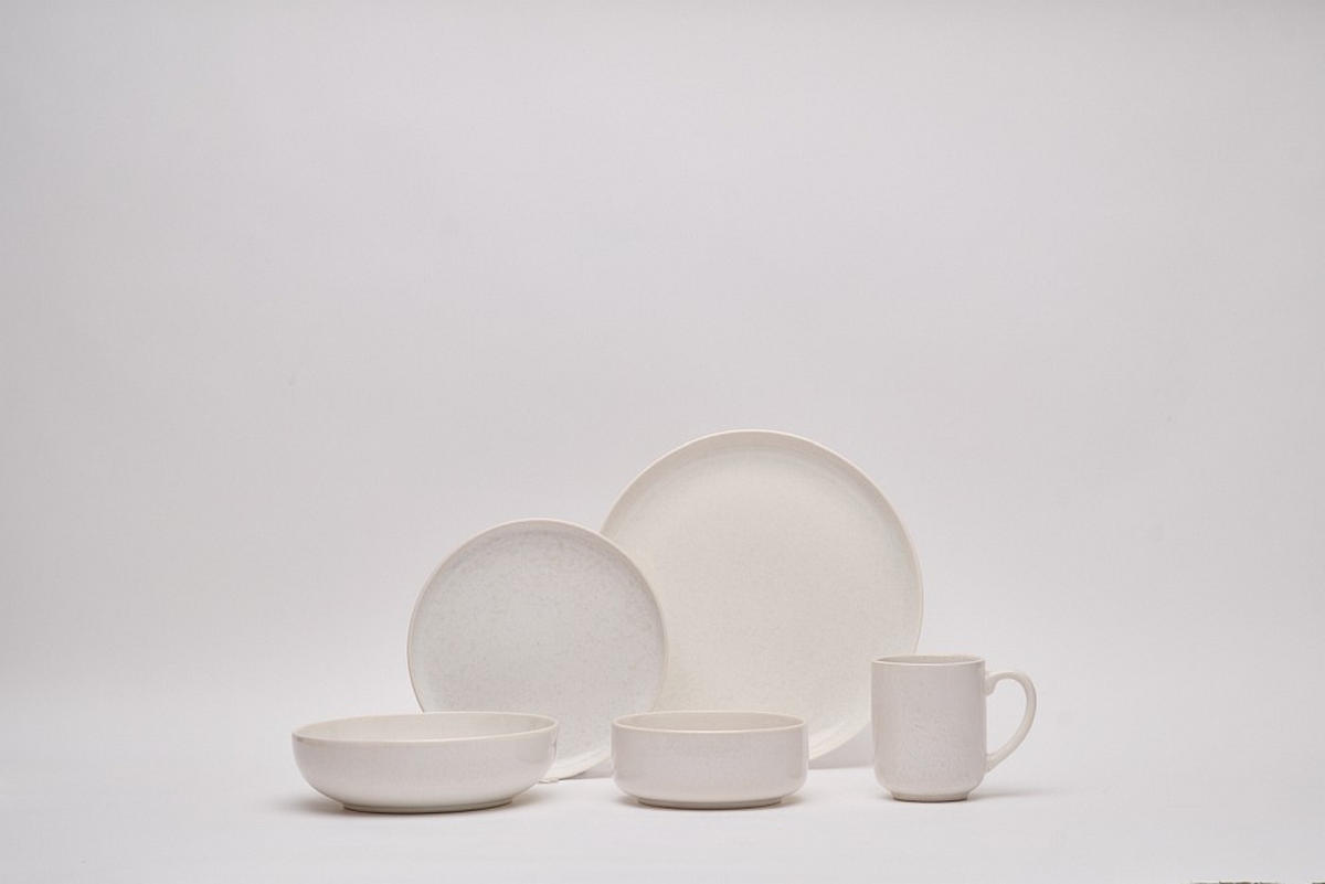 KOMBISERVICE Beige Marbella 20-teilig 4 Personen  - Beige, Trend, Keramik - Novel