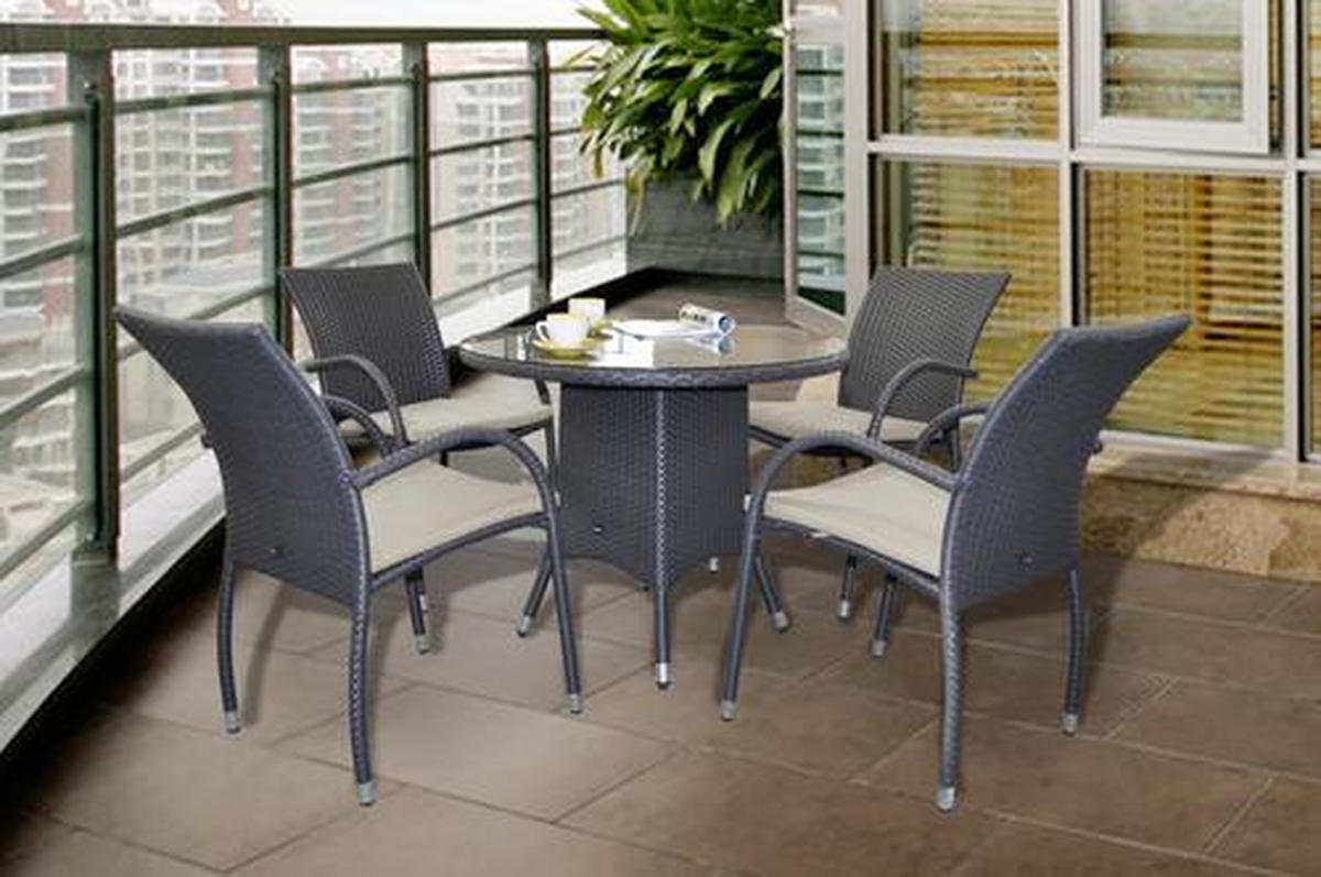 STAPELSESSEL Aluminium Grau, Alufarben  - Alufarben/Grau, LIFESTYLE, Kunststoff/Metall (53/87/70cm) - Zebra 