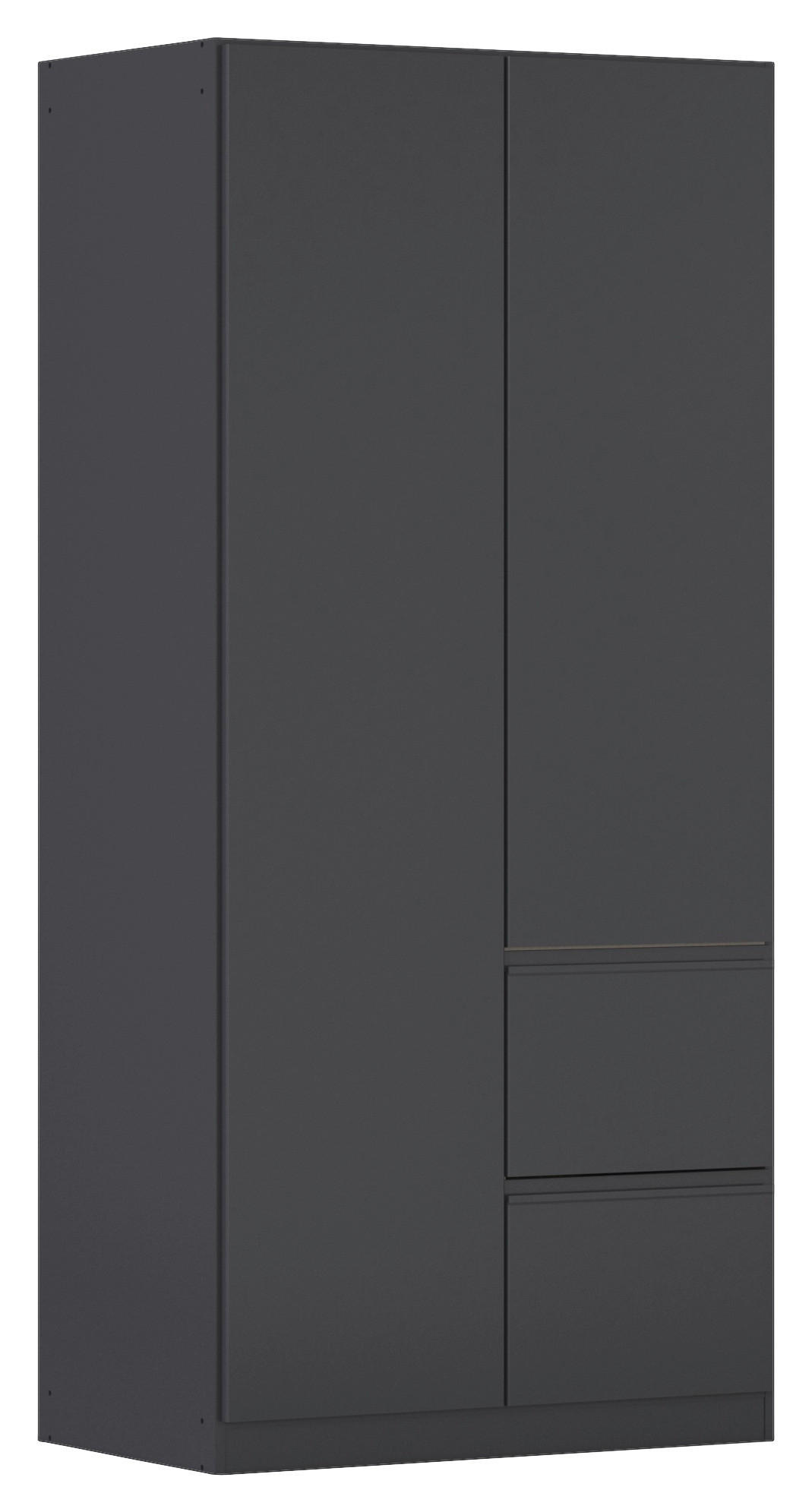 Rauch Möbel Drehtürenschrank Grau 91x197x54 cm