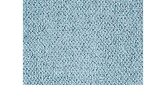 WOHNLANDSCHAFT Hellblau Webstoff  - Schwarz/Hellblau, Design, Textil/Metall (208/344/180cm) - Dieter Knoll