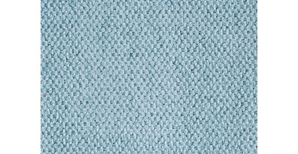 WOHNLANDSCHAFT in Webstoff Hellblau  - Schwarz/Hellblau, Design, Textil/Metall (208/344/180cm) - Dieter Knoll