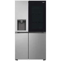 SIDE-BY-SIDE 91,3/179/73,5 cm GSGV81PYLL  - Silberfarben, Trend, Glas/Kunststoff (91,3/179/73,5cm) - LG